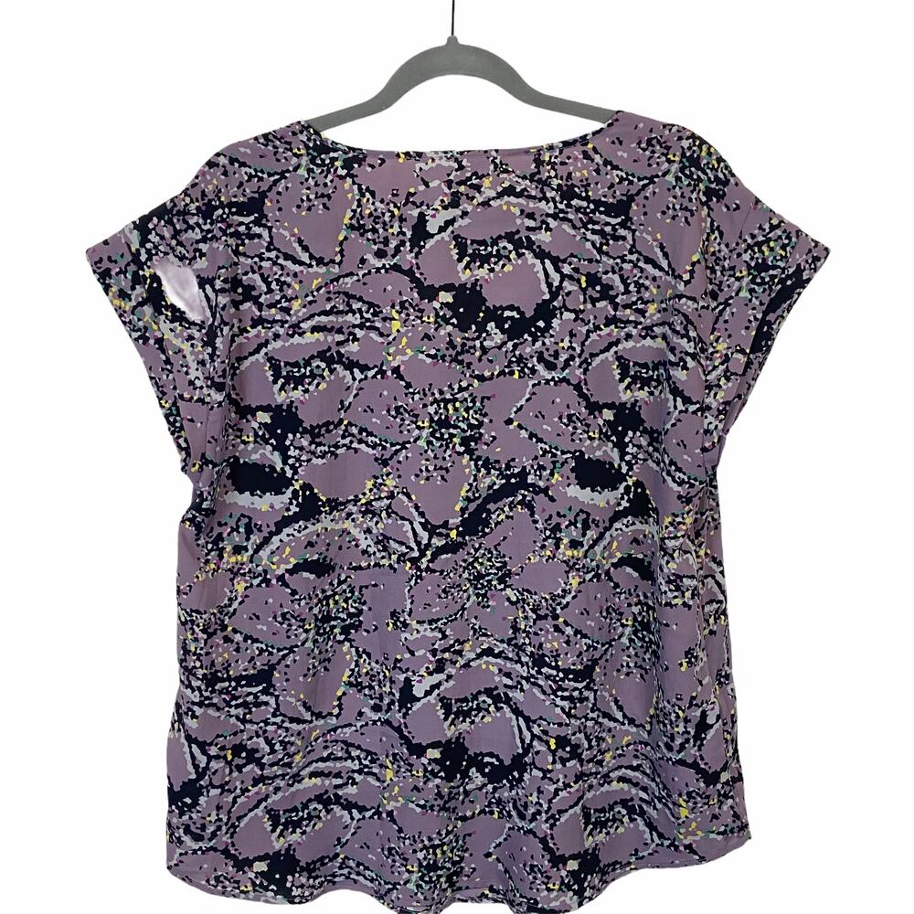 Bcbgeneration Blouse Top Abstract Snake Print She… - image 2